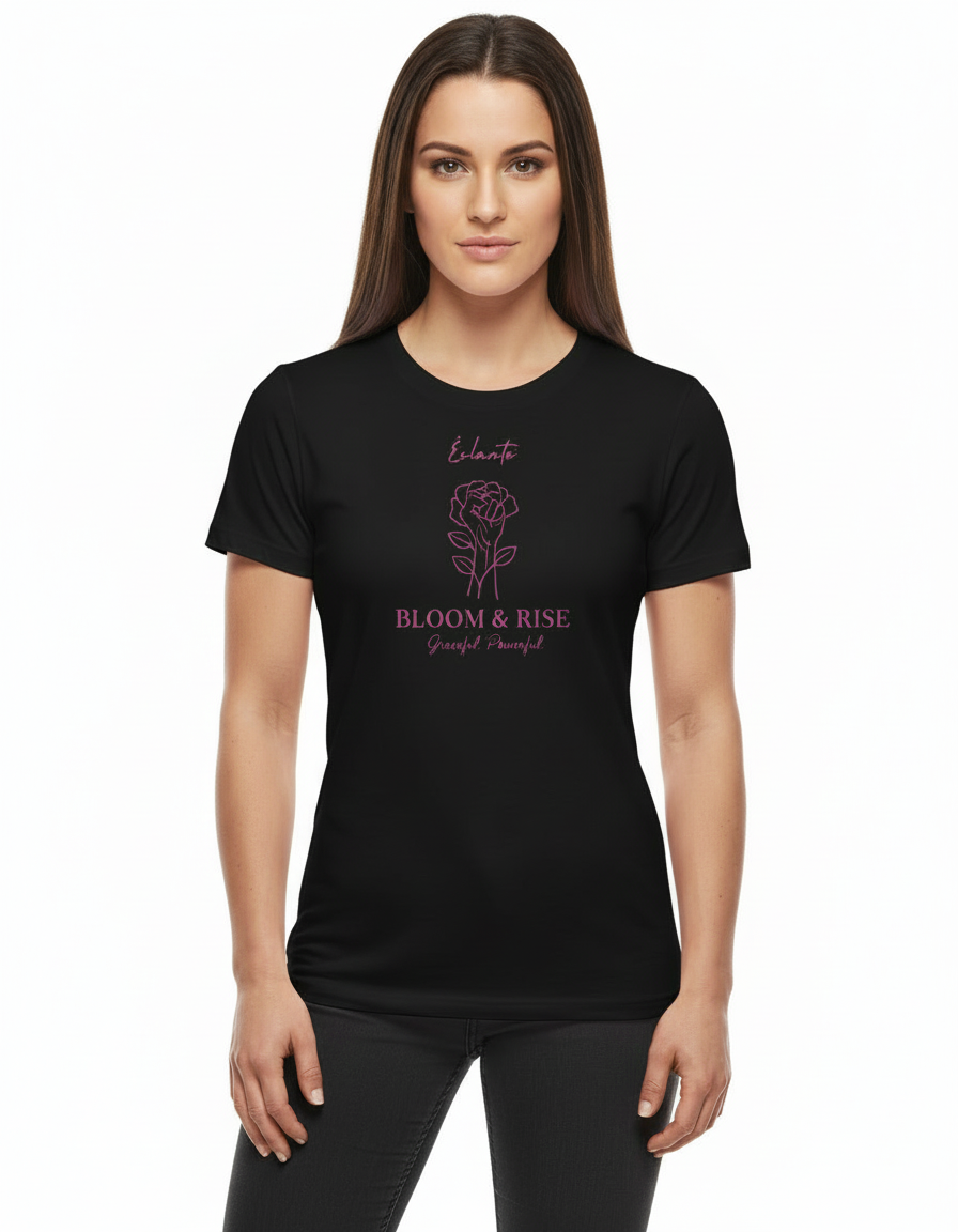 Dames T-Shirt 'Bloom & Rise'